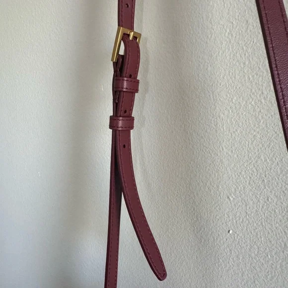 Yves Saint Laurent Gaby Vanity in Lambskin Rouge Cabernet - Picture 5 of 8